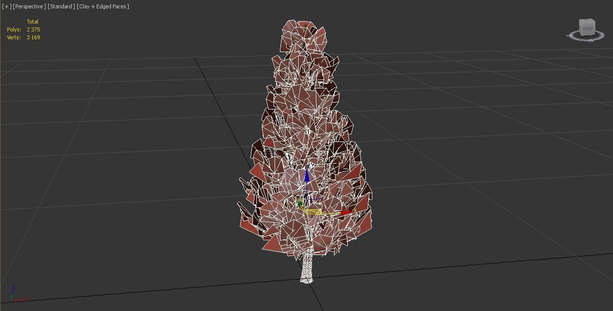 Fraser Fir Tree Low-poly 3D model_5