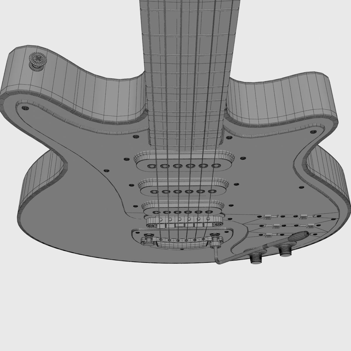 Brian May Guitar 3D model_13
