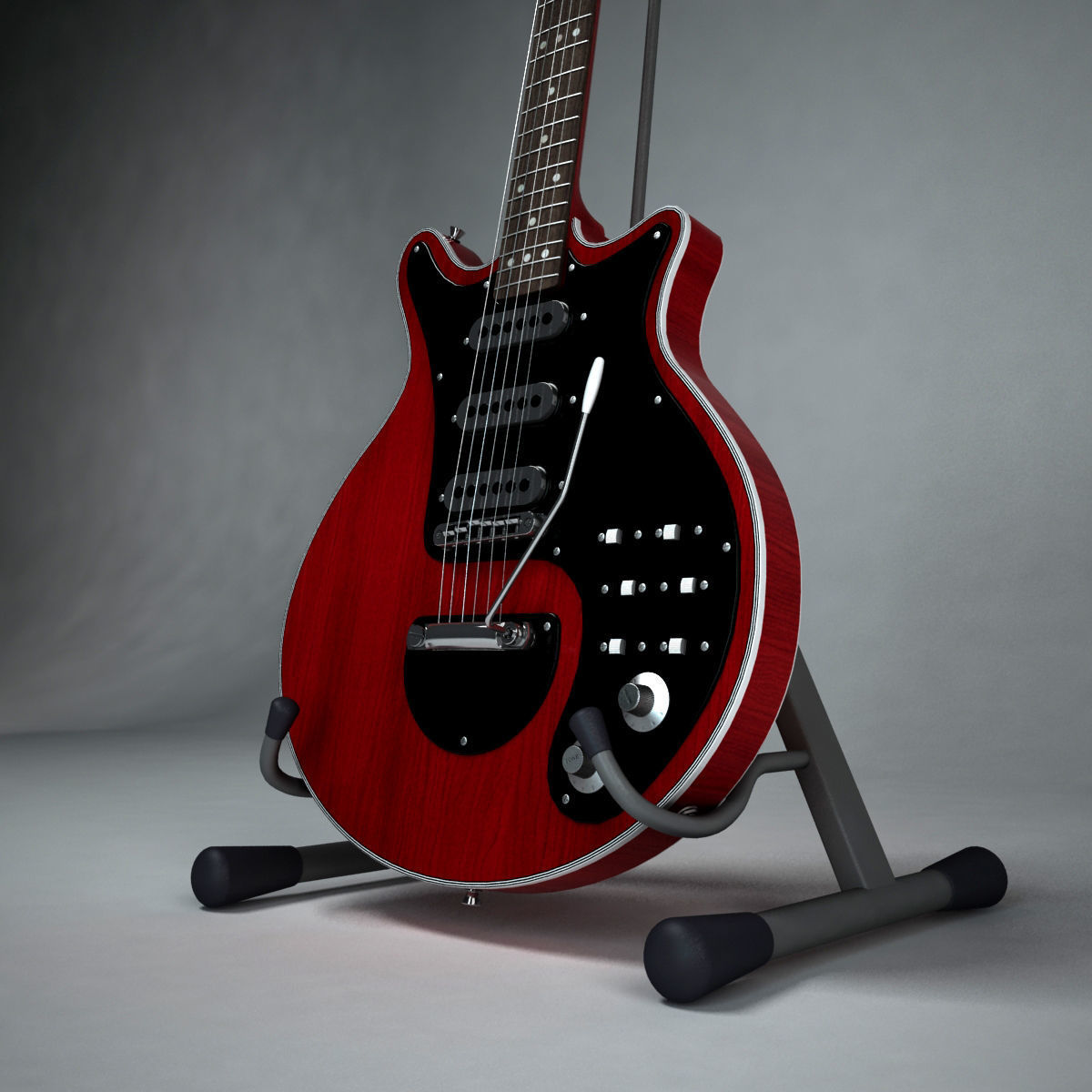 Brian May Guitar 3D model_5