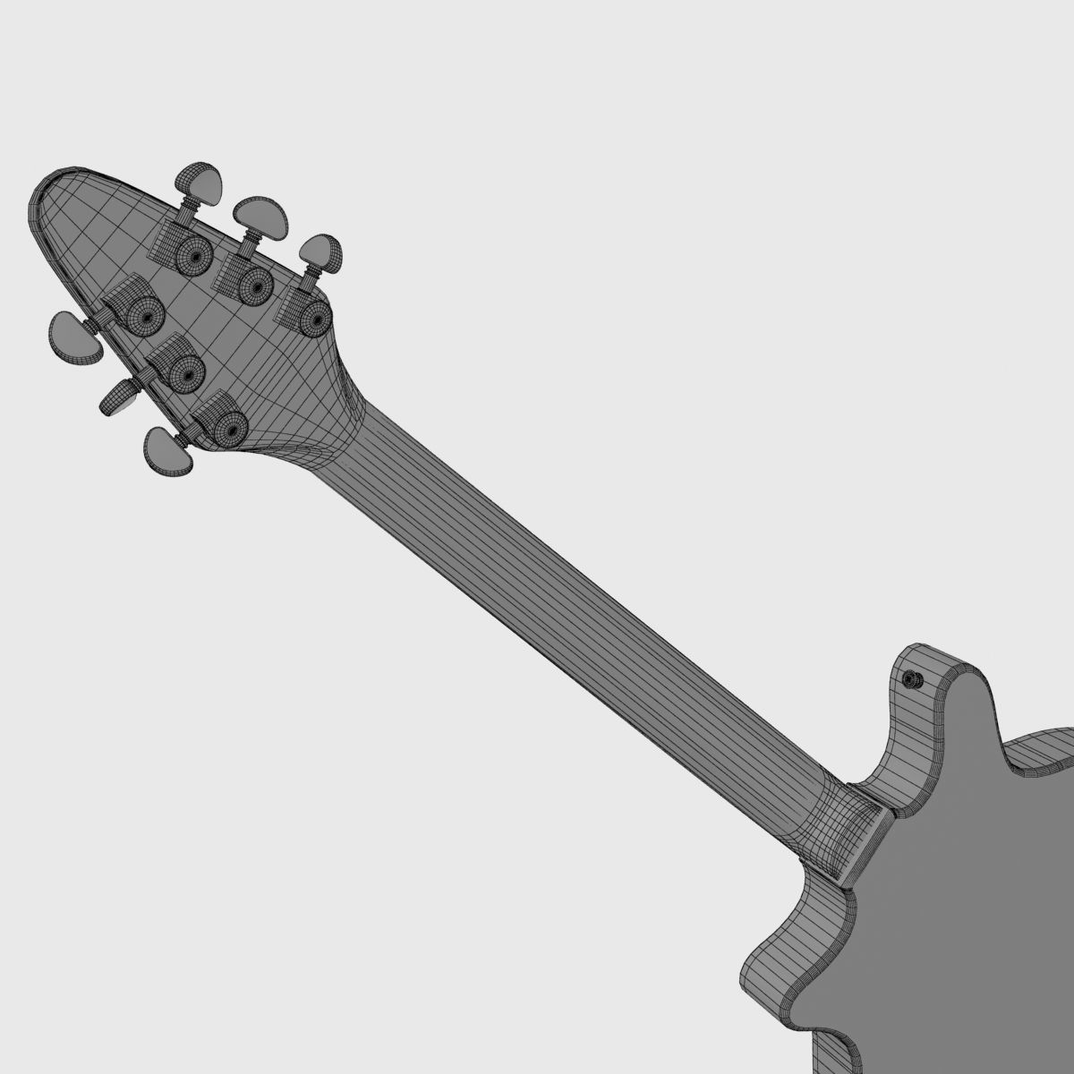 Brian May Guitar 3D model_11