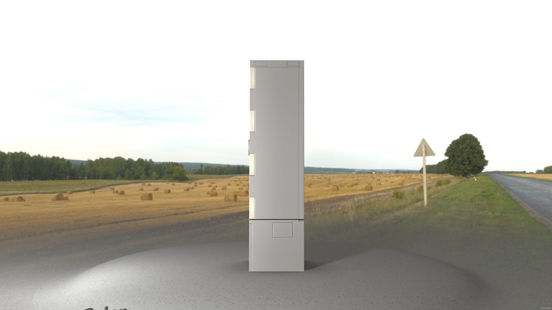 Electrical Distribution Cabinet 116 Low-poly 3D model_76