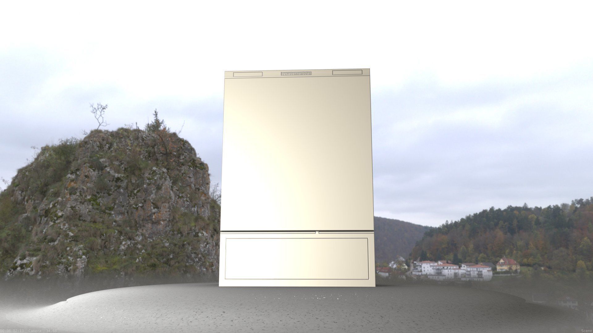 Electrical Distribution Cabinet 116 Low-poly 3D model_82