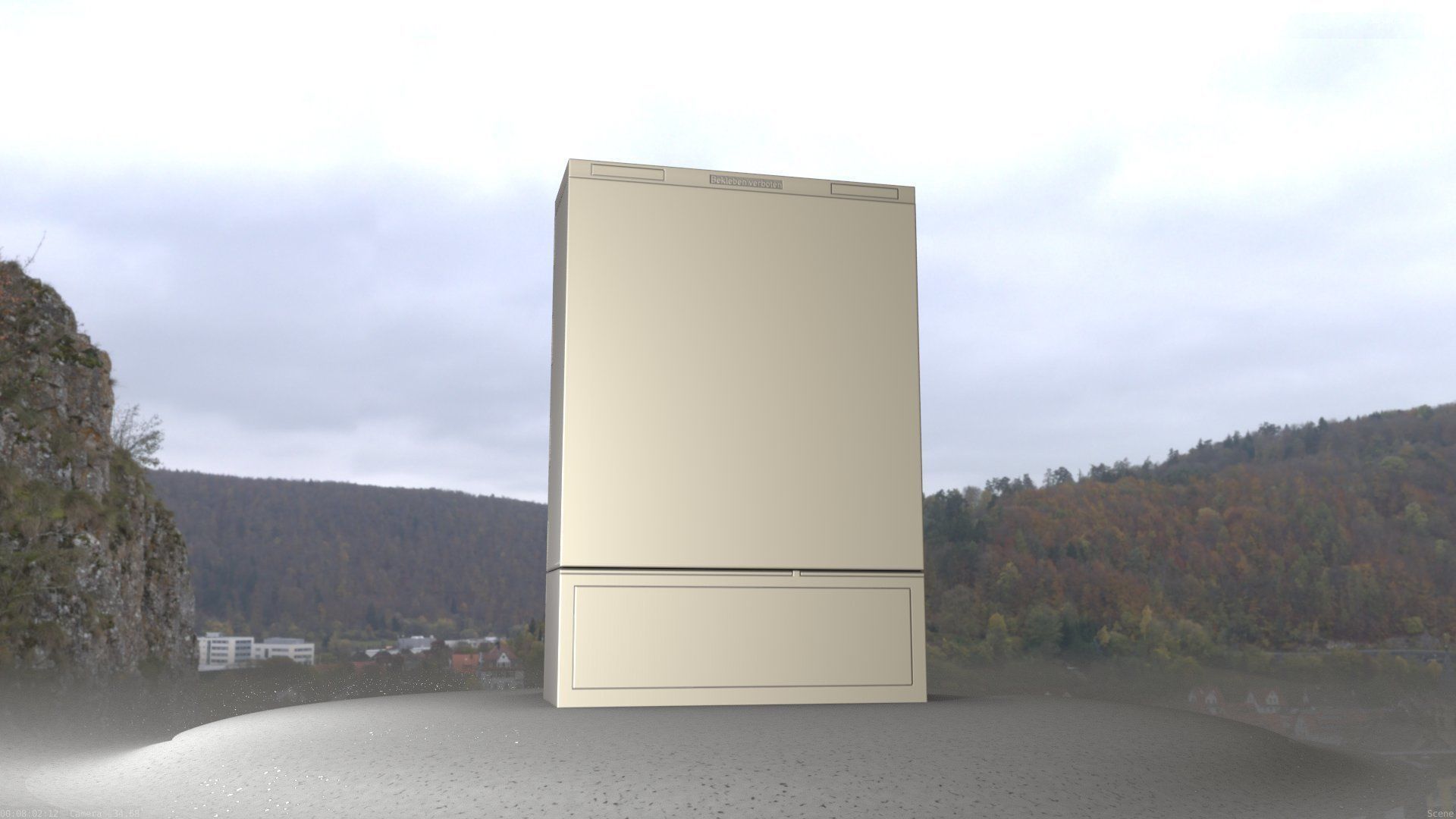 Electrical Distribution Cabinet 116 Low-poly 3D model_81
