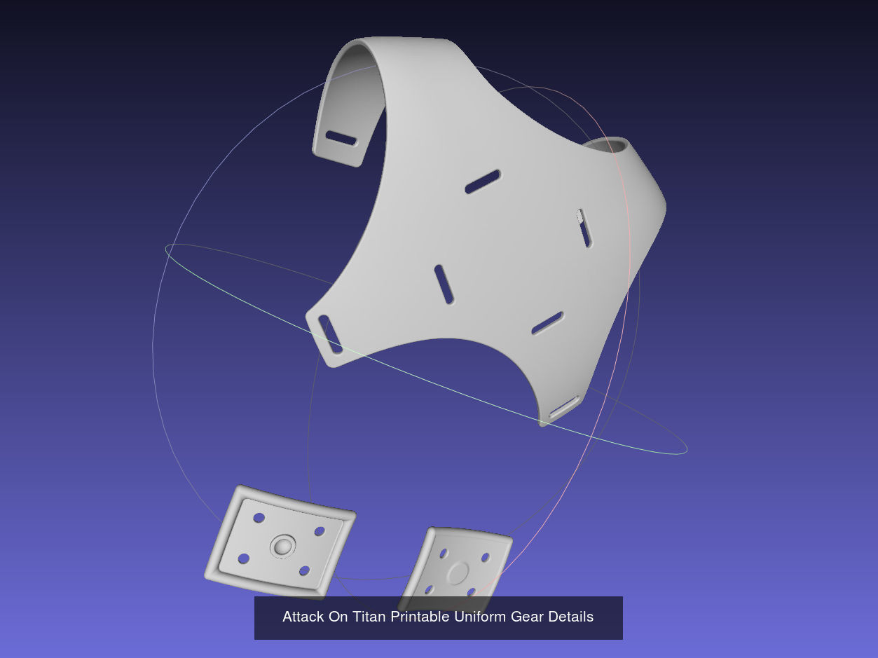 Attack On Titan Gear Printable Models 3D Model Collection_12