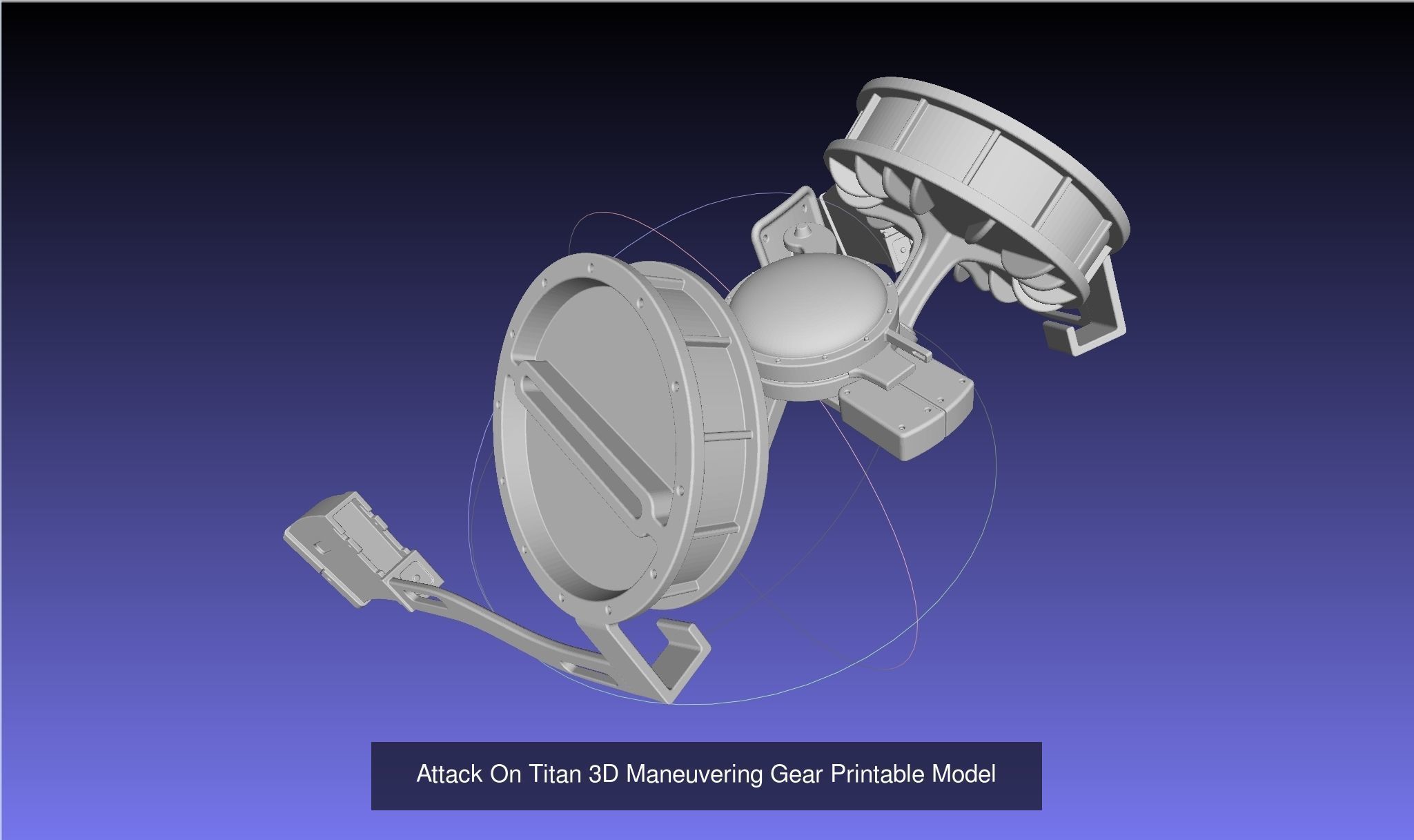 Attack On Titan Gear Printable Models 3D Model Collection_27