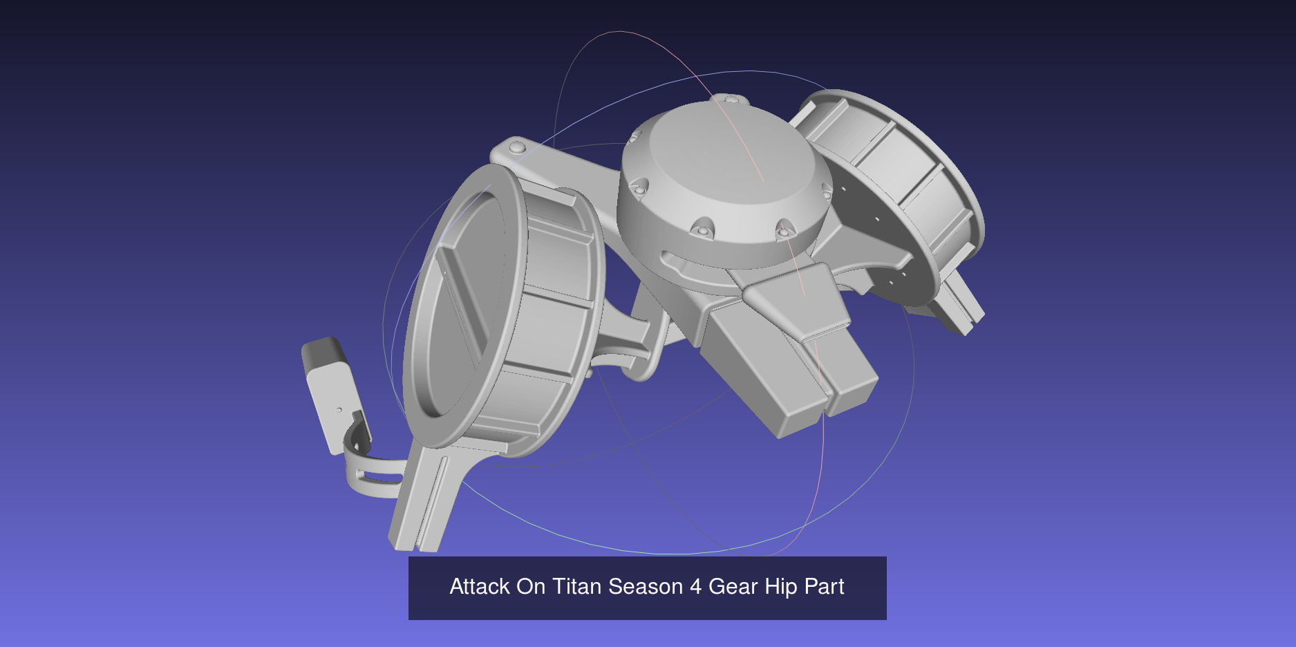 Attack On Titan Gear Printable Models 3D Model Collection_16