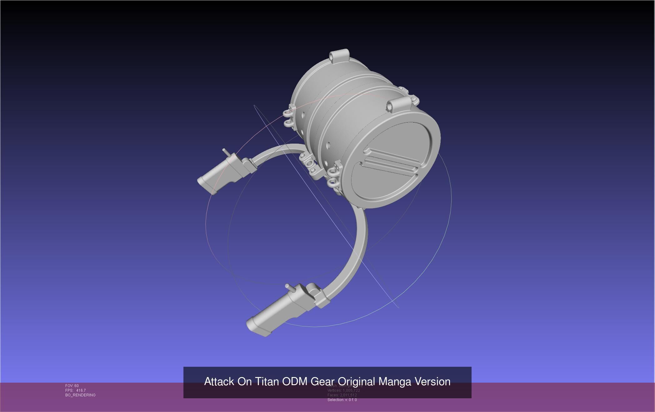 Attack On Titan Gear Printable Models 3D Model Collection_7