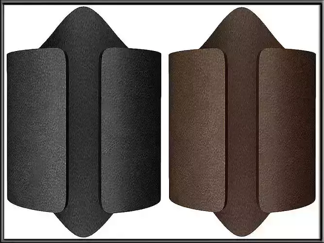 Leather Bracelet 02 3D model