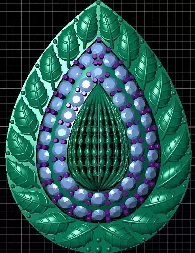 Leaf Assortment Locket