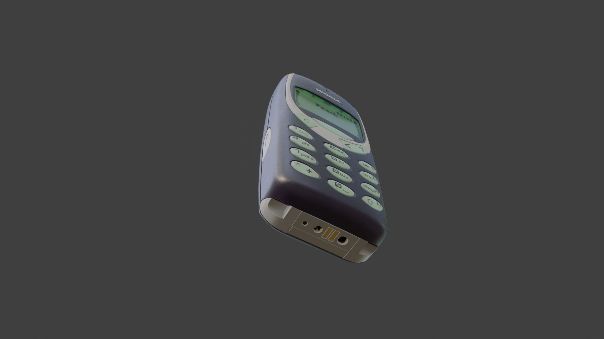 Nokia 3310 Bootleg mobile 3D model_6