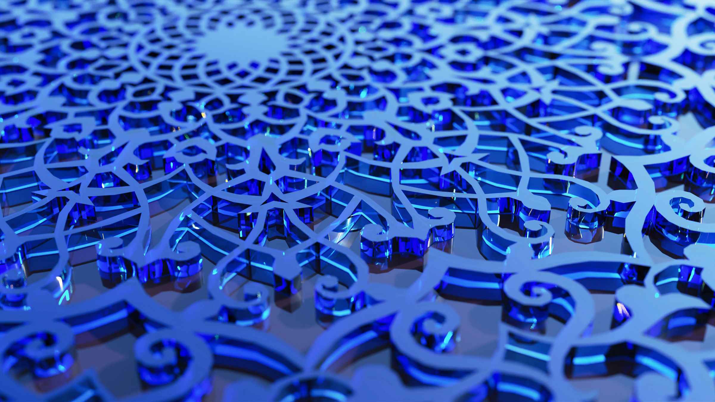 30 3D Decorative wall panels - screen SET 048 3D model_1