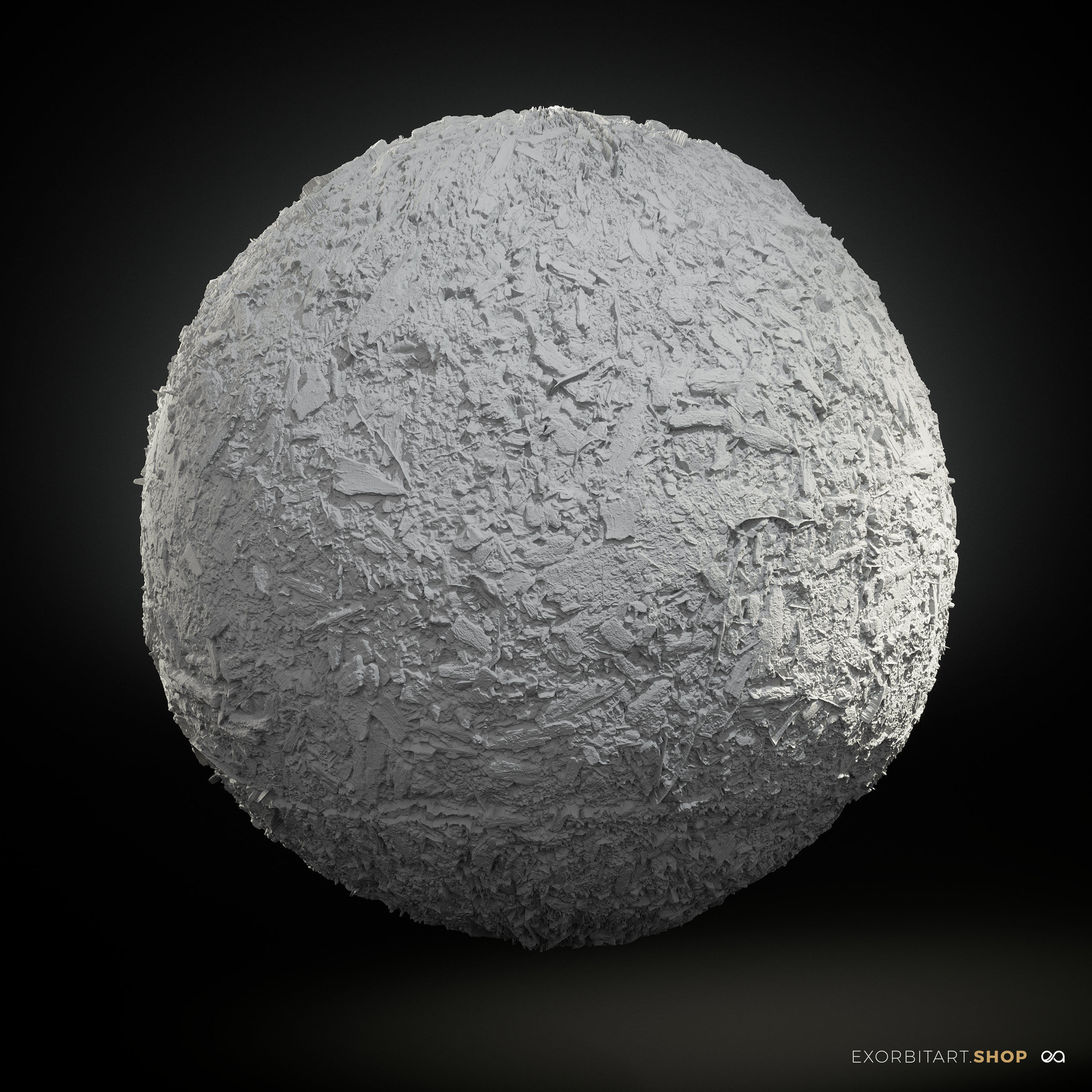 Scanned Seamless Wood Chips Ground PBR Textures Texture_7