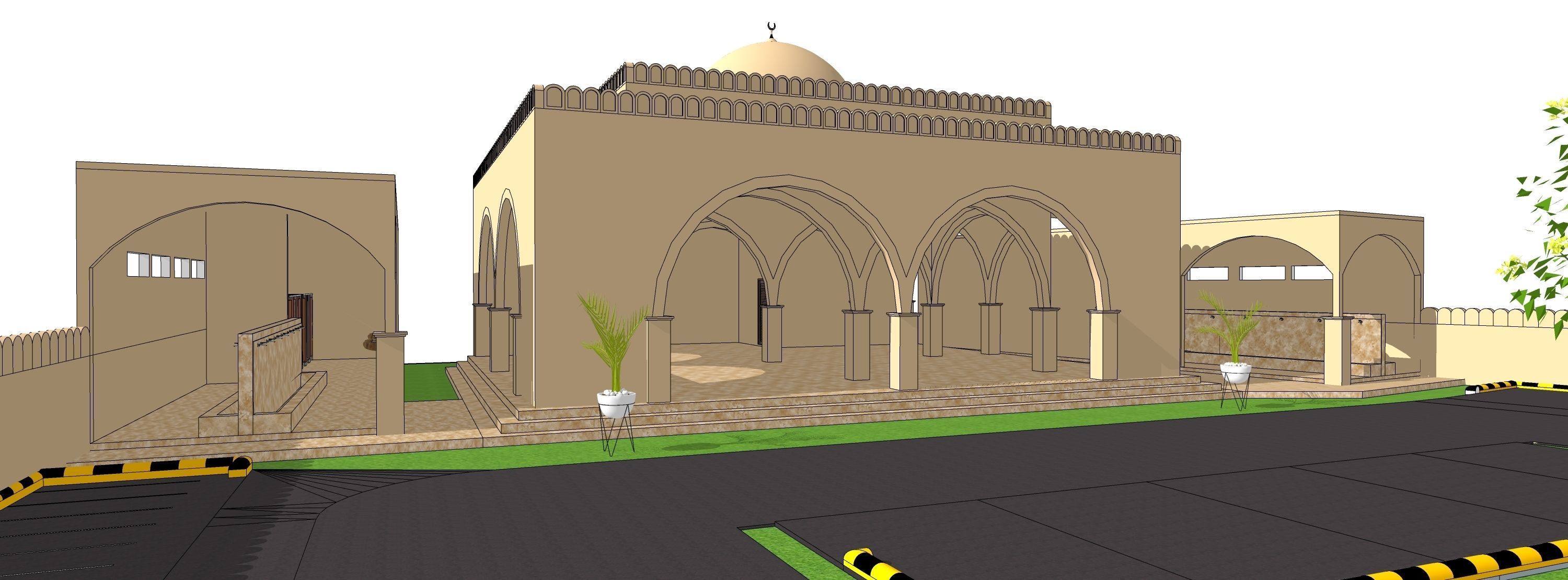 mosque Free 3D model_2