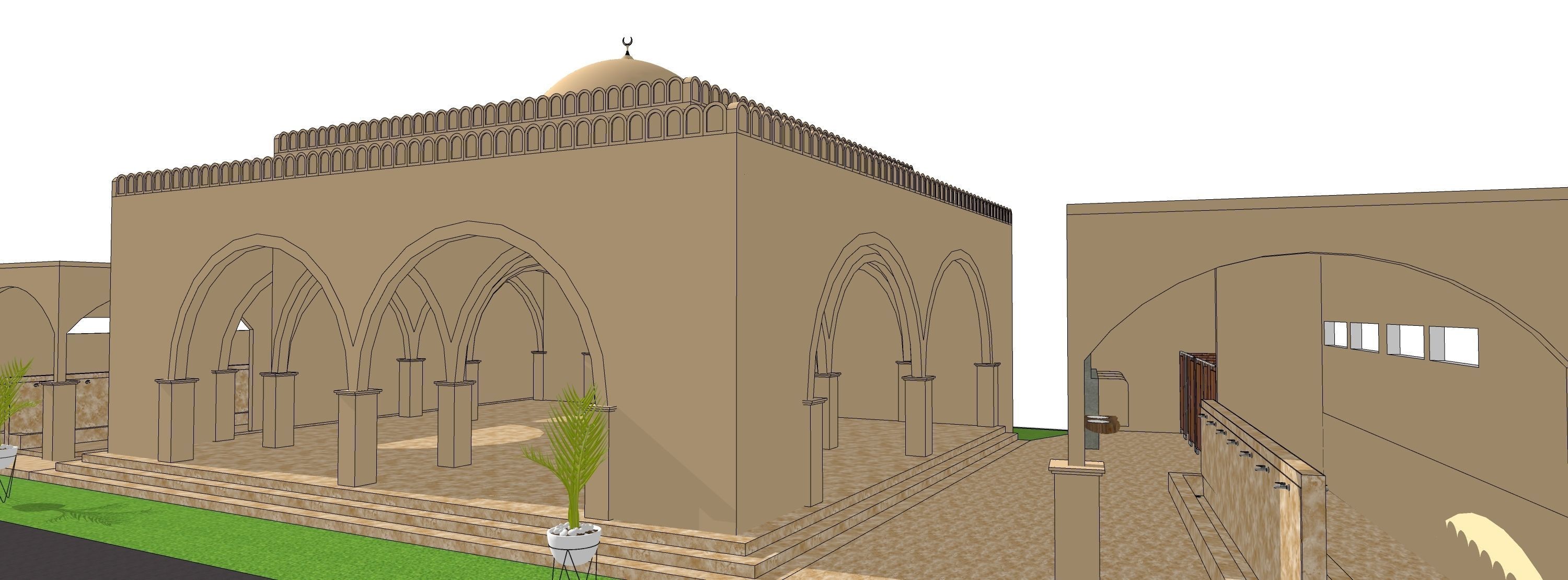 mosque Free 3D model_3