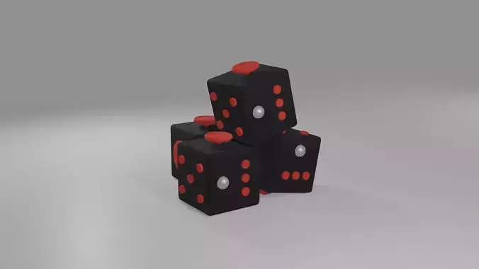 Fidget Cube 3d Model