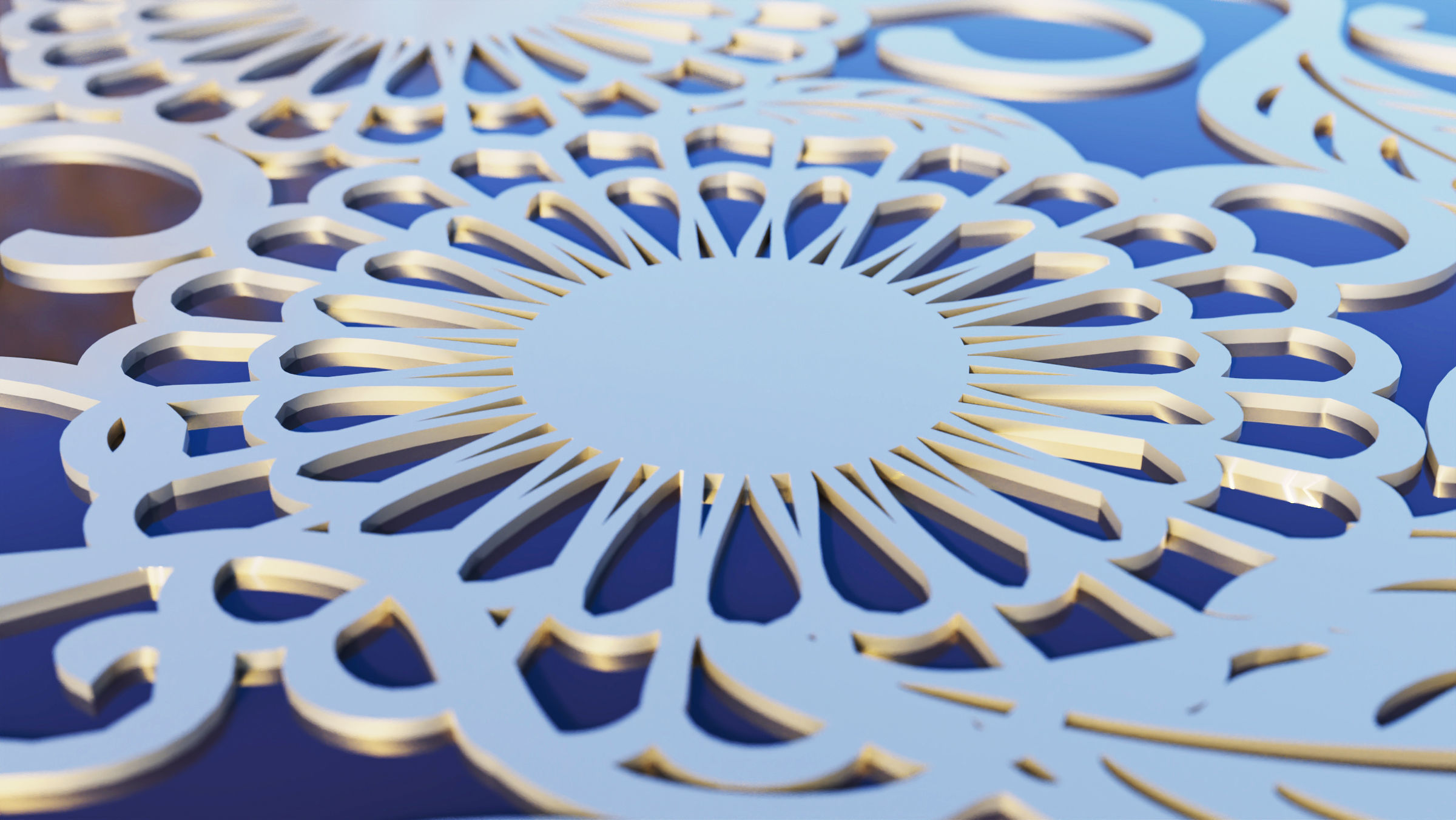 40 3D Decorative wall panels - screen SET 051 3D model_1