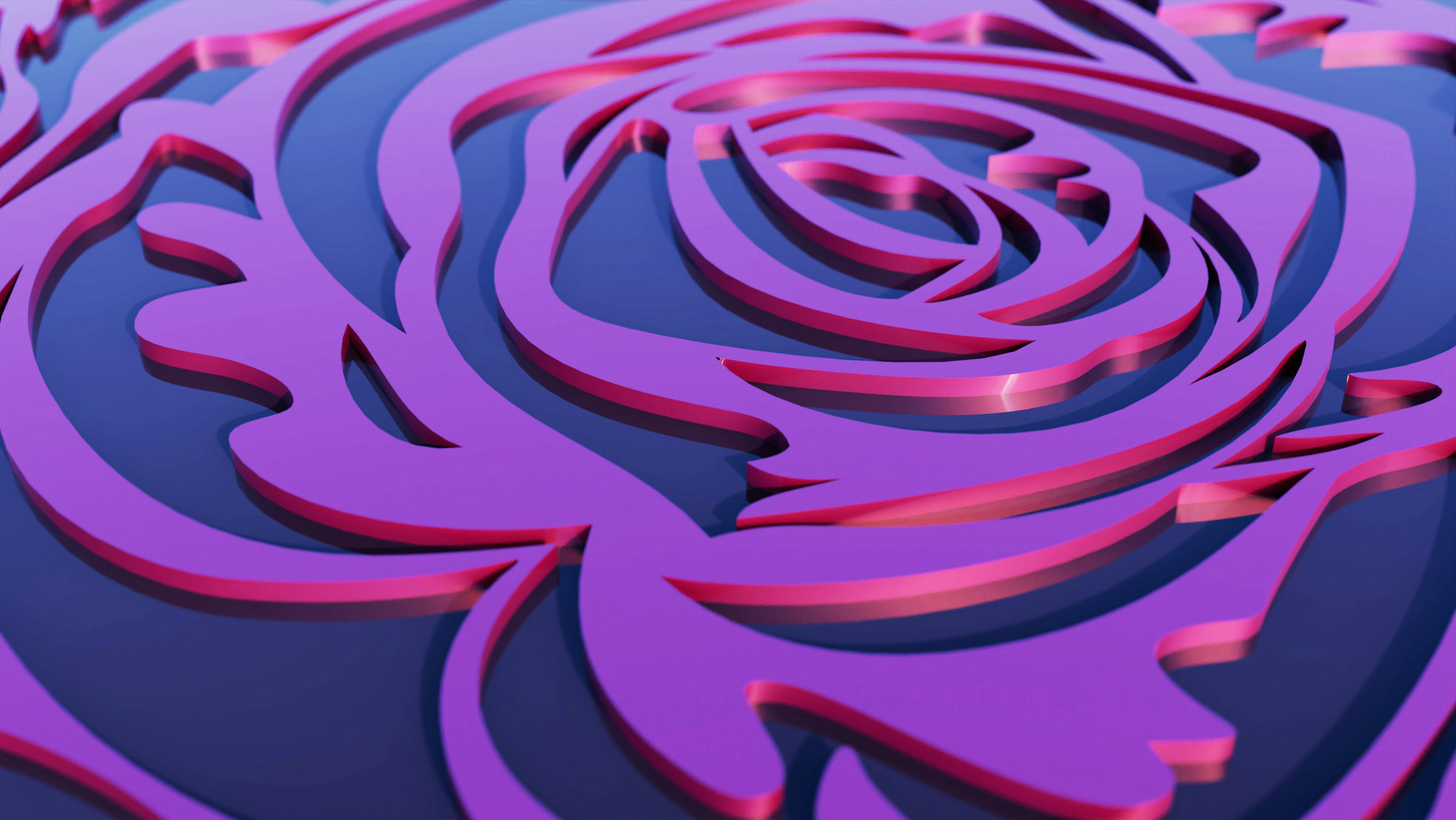 40 3D Decorative wall panels - screen SET 052 3D model_1