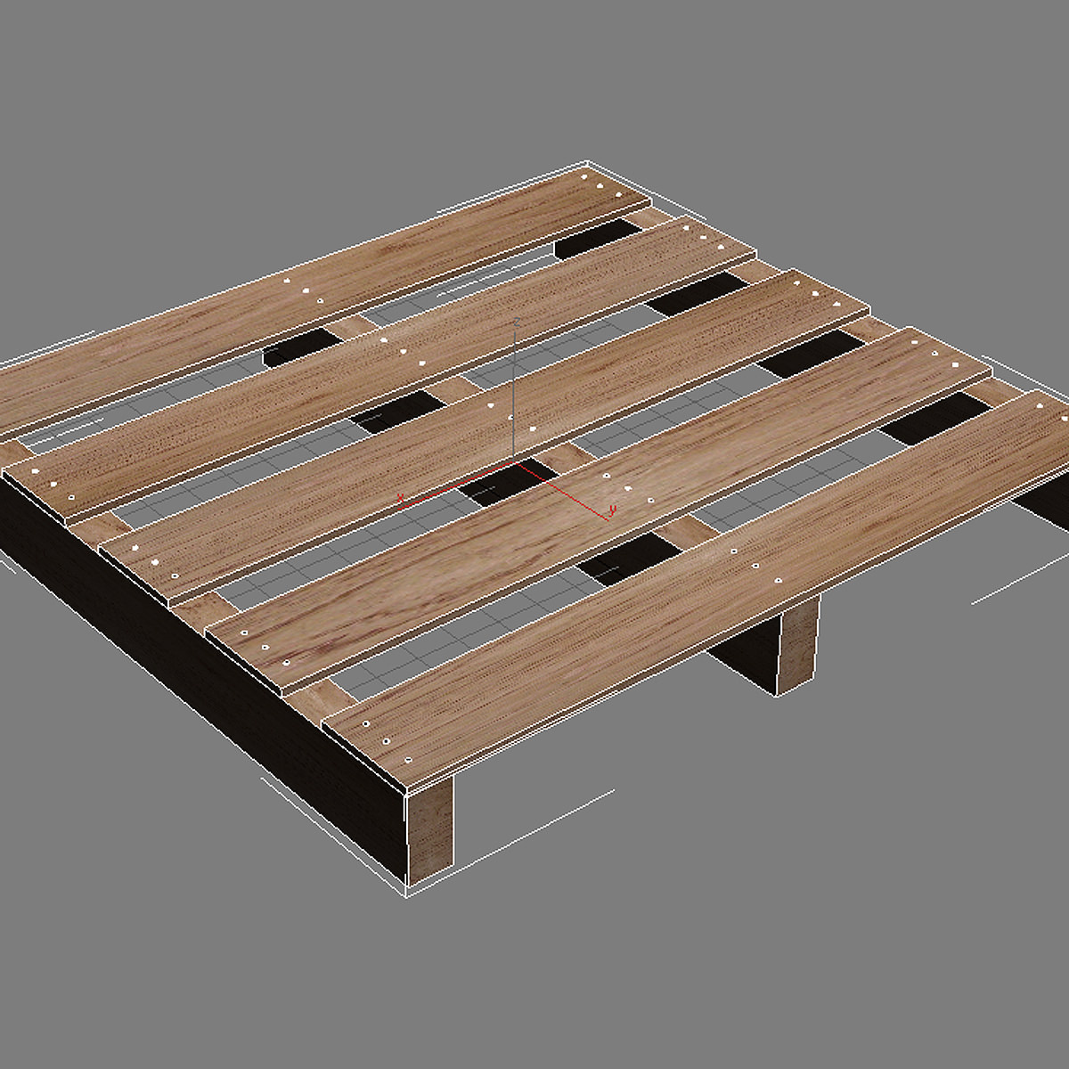 Wood Pallets 3D model_9