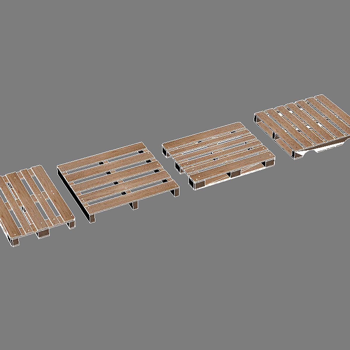 Wood Pallets 3D model_11