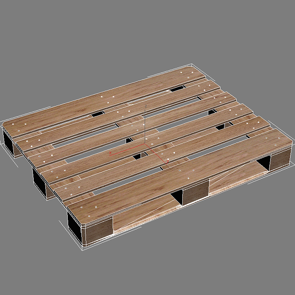Wood Pallets 3D model_8