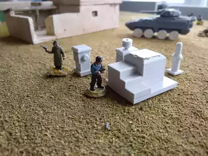 Royal Observer Corp Nuclear Bomb detection bunker 20mm