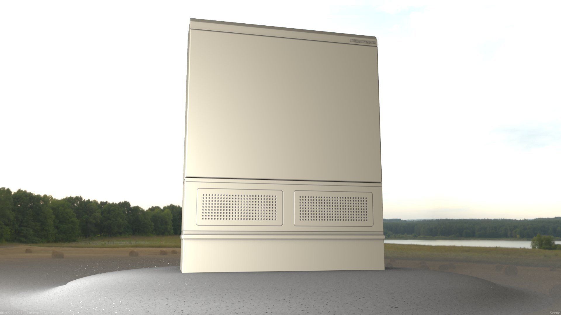 Electrical Distribution Cabinet 135 Low-poly 3D model_62