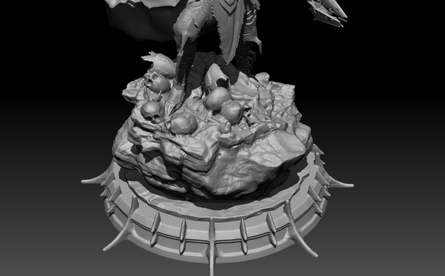 Sauron from Lord of the rings fan made 3D print model_9