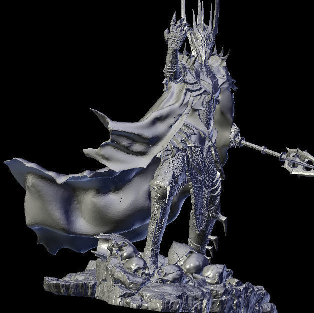 Sauron from Lord of the rings fan made 3D print model_8