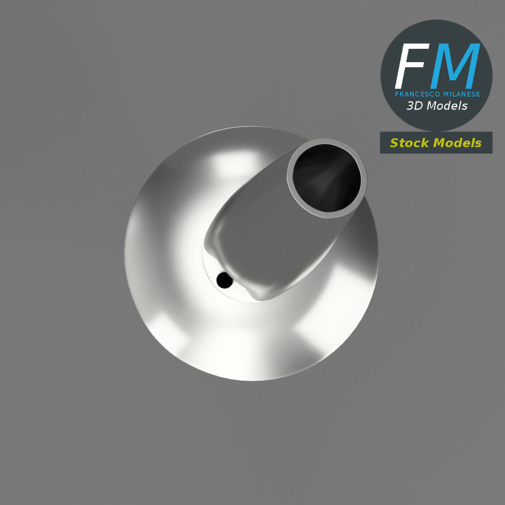 Liquor bottle pouring spout 3D model_6