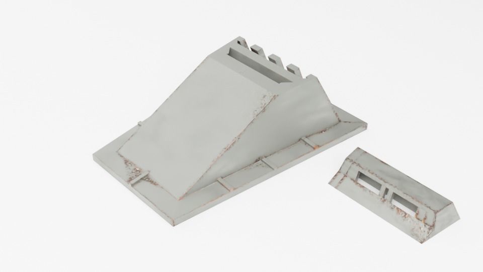 Star Wars Yavin 4 Hangar light - 1-12 scale Blackseries 3D print model_13