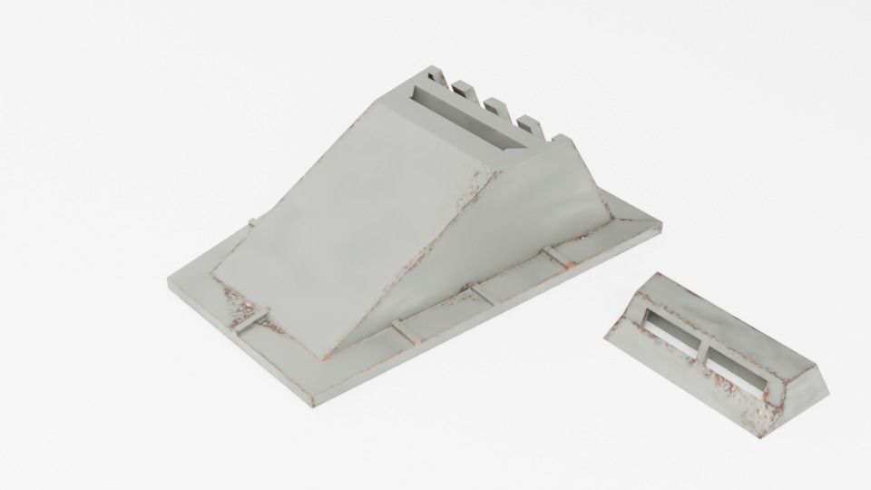 Star Wars Yavin 4 Hangar light - 1-12 scale Blackseries 3D print model_11