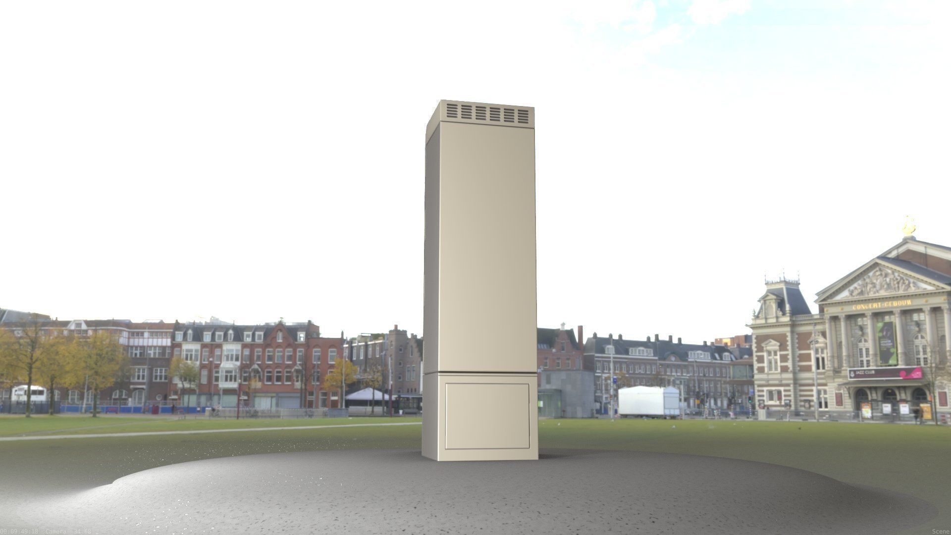 Electrical Distribution Cabinet 142 Low-poly 3D model_61