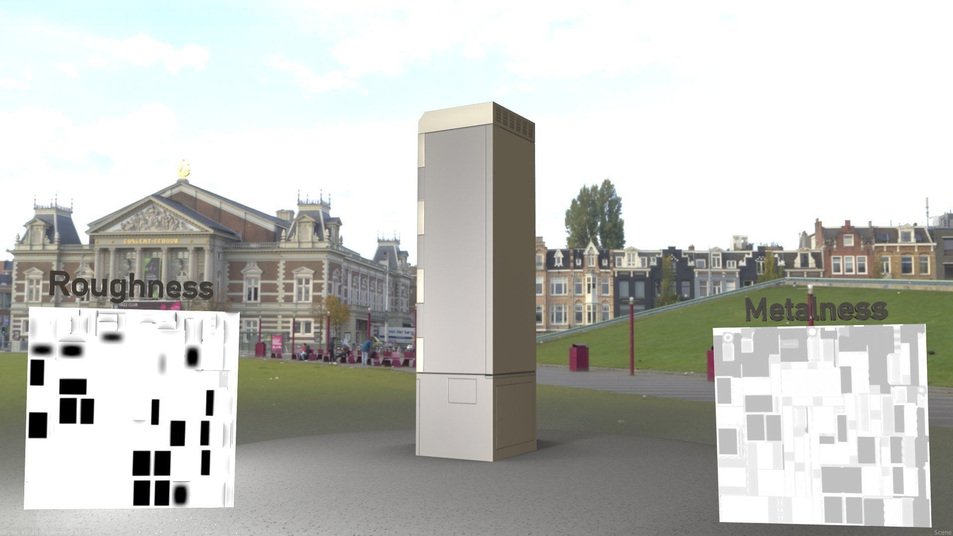 Electrical Distribution Cabinet 142 Low-poly 3D model_58