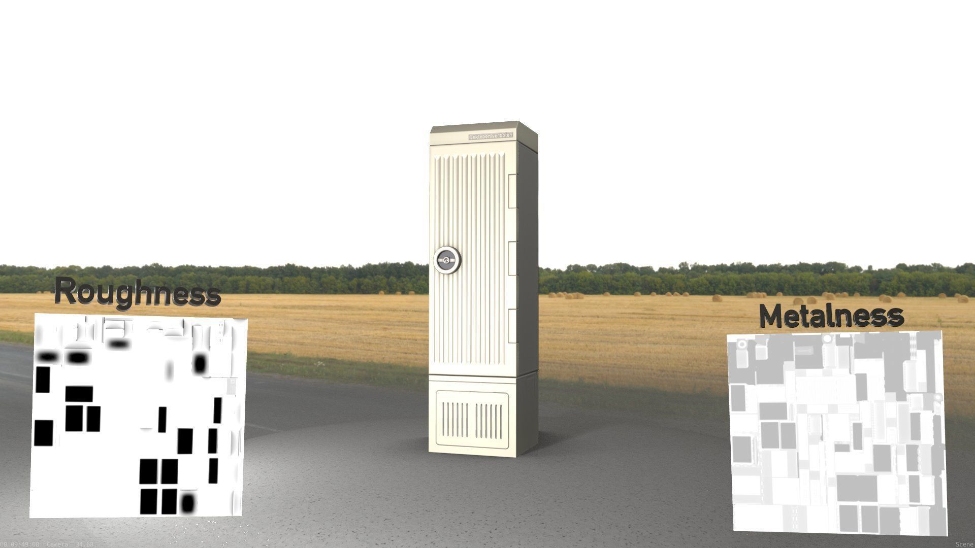 Electrical Distribution Cabinet 142 Low-poly 3D model_51