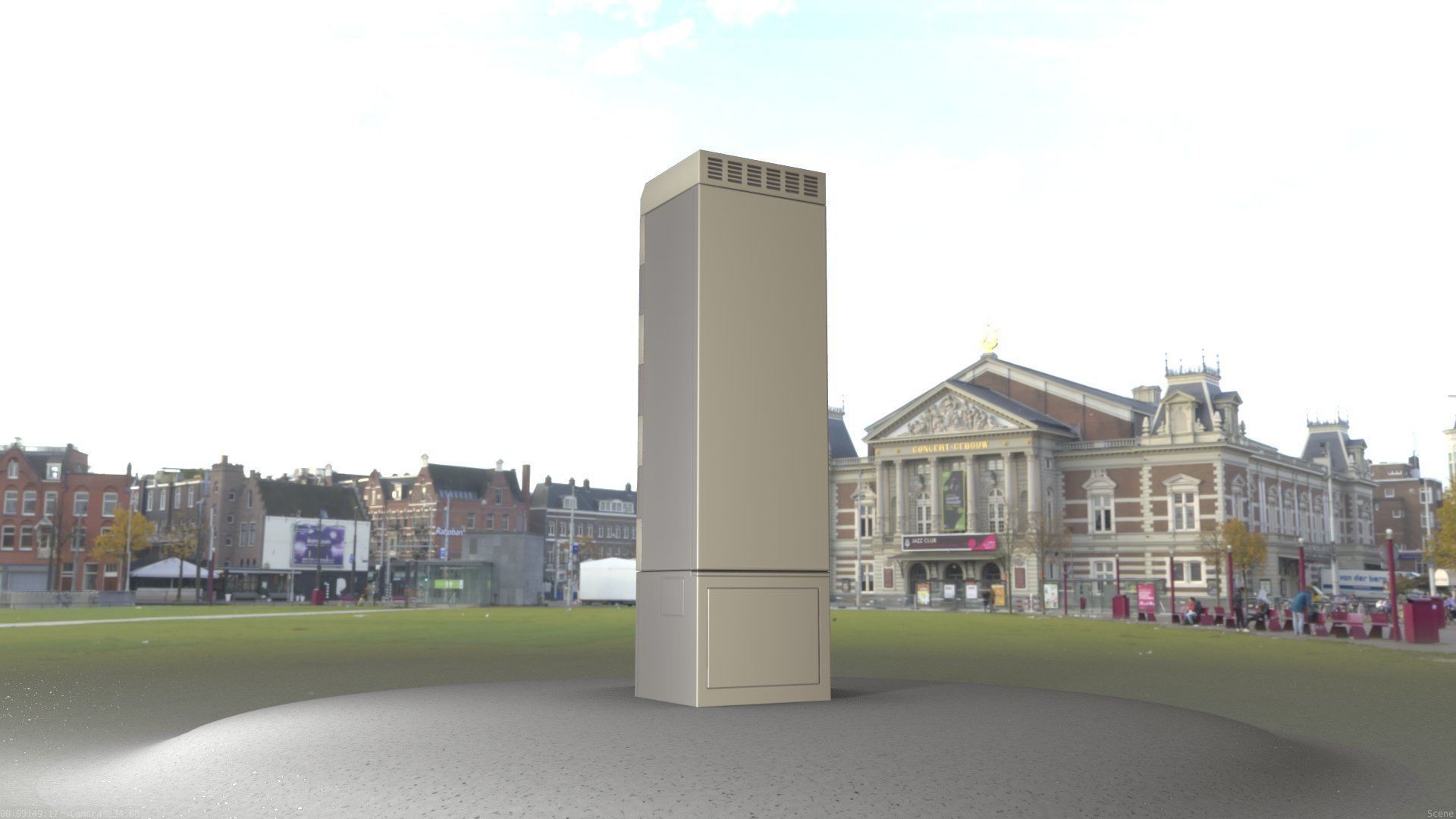 Electrical Distribution Cabinet 142 Low-poly 3D model_60