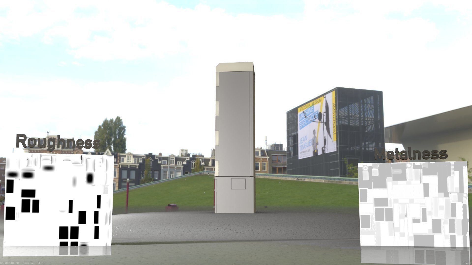 Electrical Distribution Cabinet 142 Low-poly 3D model_27