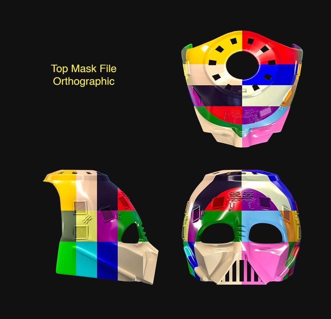 Darth Vader Helmet STL 3D print model_11