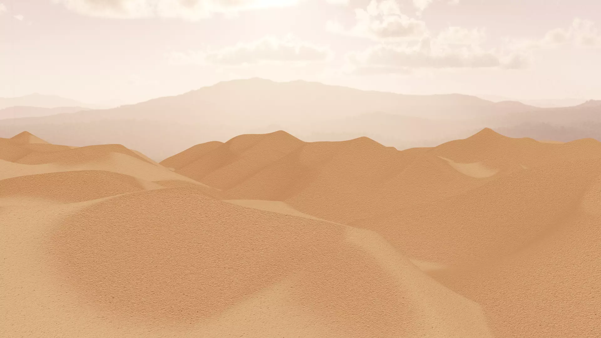 Big Desert - Dunes 3D model_0