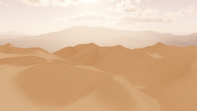 Big Desert - Dunes 3D model