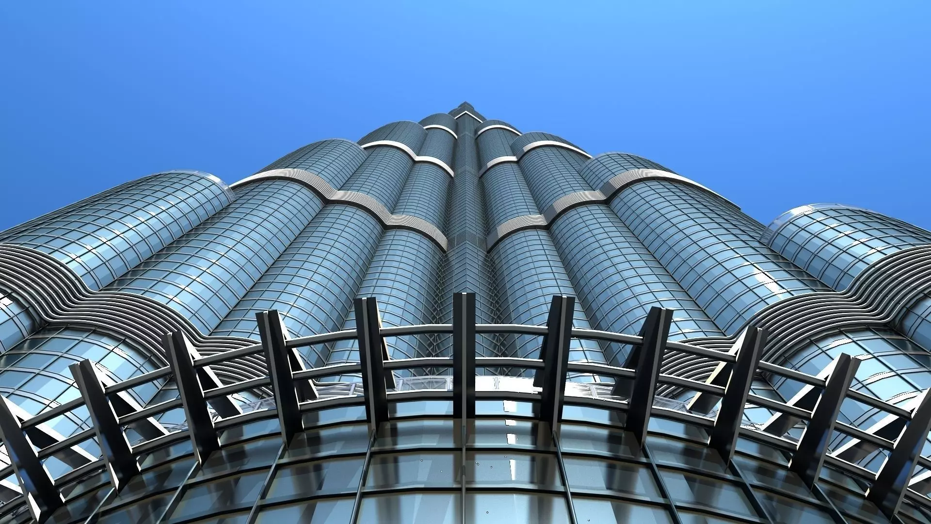 Burj Khalifa 3D Model 3D model_0