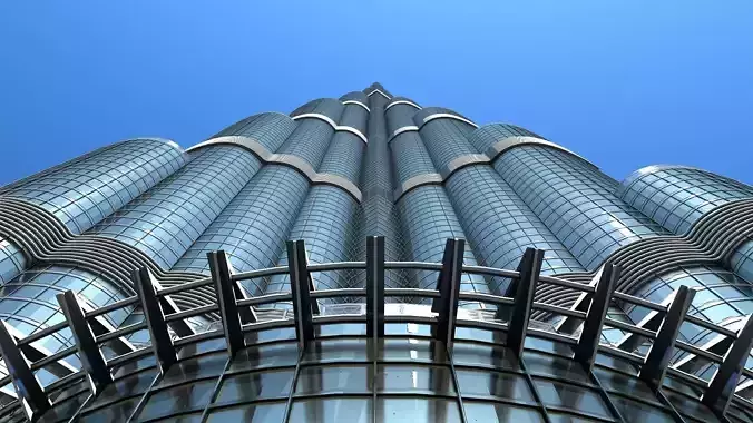 Burj Khalifa 3D Model 3D model