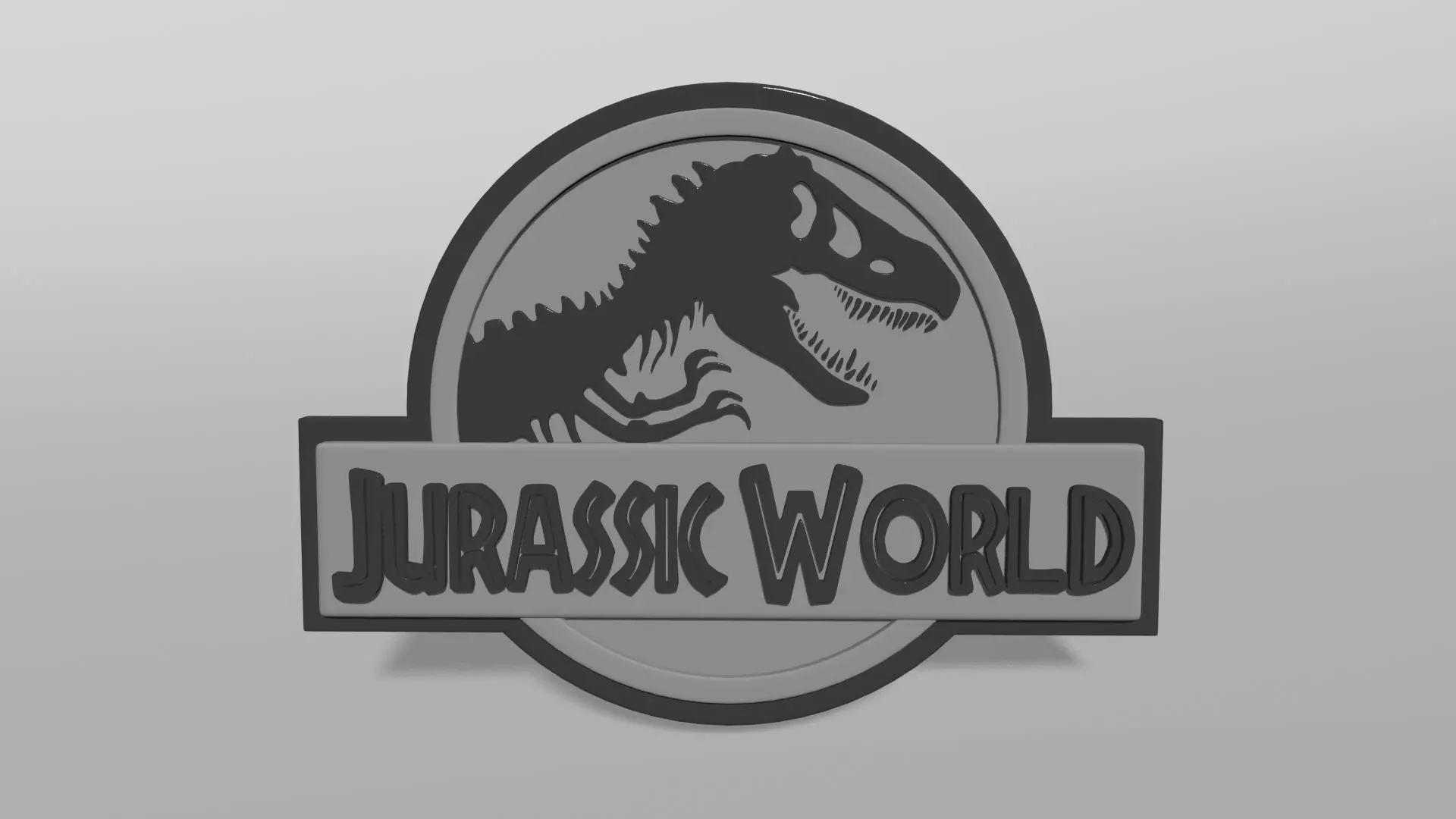 Jurassic World Free low-poly 3D model