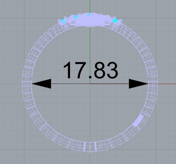 Ring horse equestrian 3D print model 3D print model_7