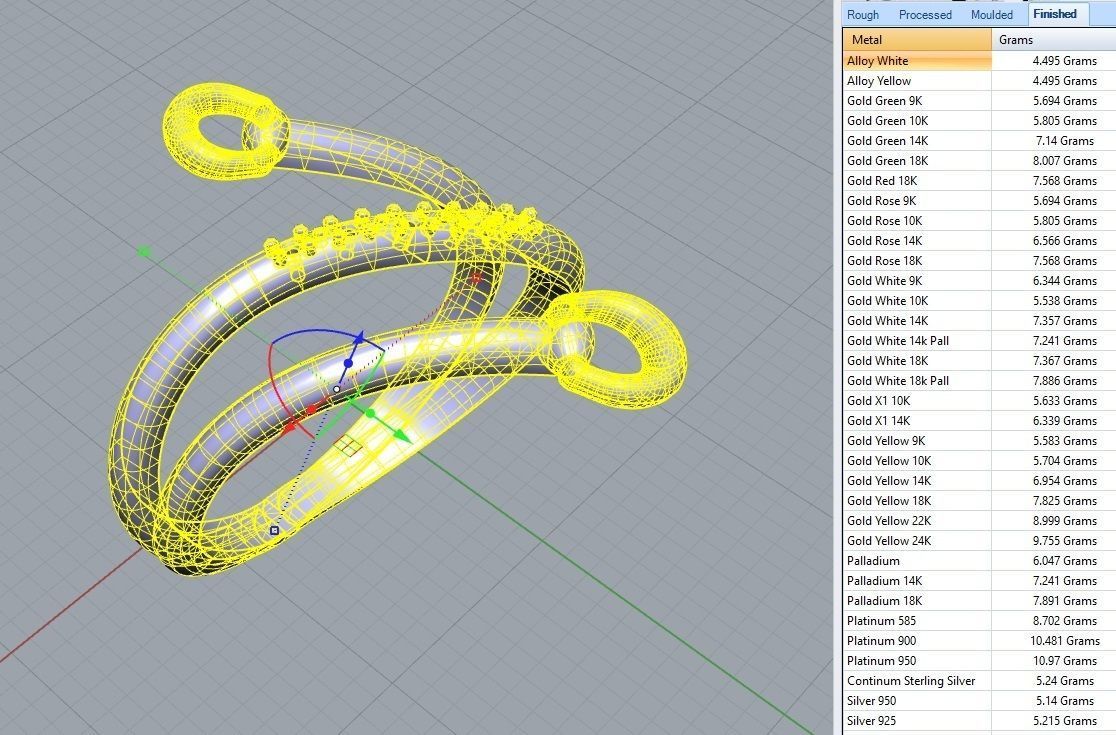 Ring horse equestrian 3D print model 3D print model_13
