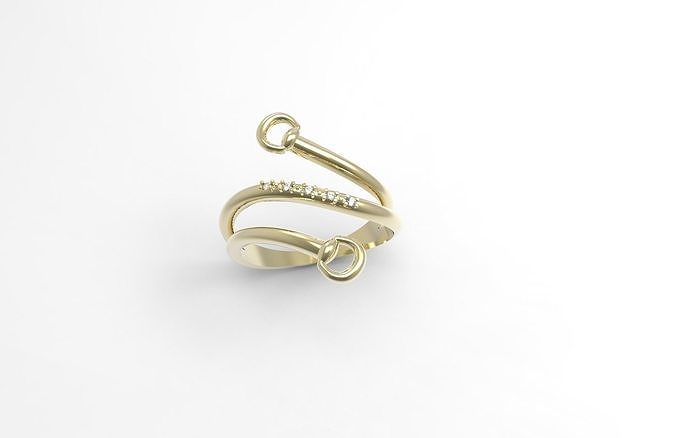Ring horse equestrian 3D print model 3D print model