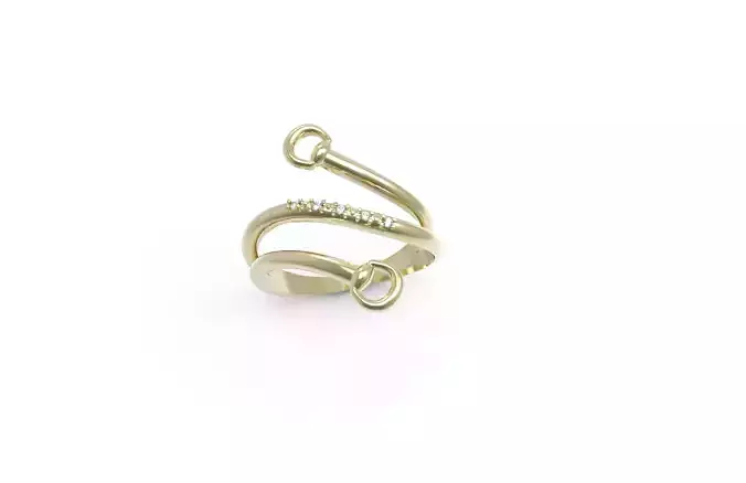 Ring horse equestrian 3D print model 3D print model
