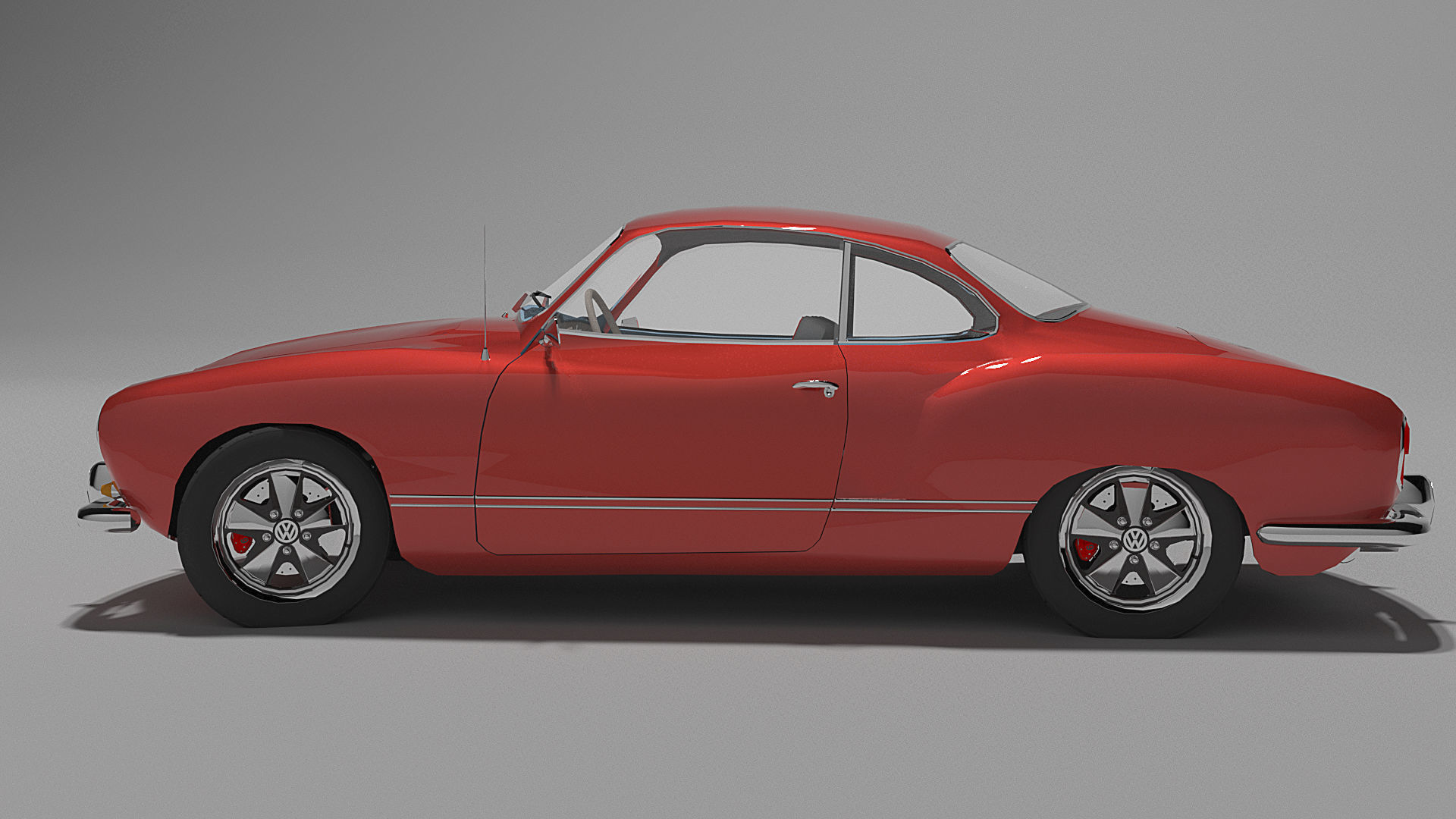 Volkswagen Karmann-Ghia Coupe  3D model_3