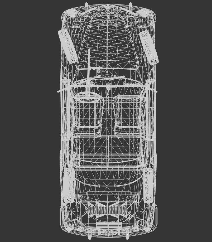 Volkswagen Karmann-Ghia Coupe  3D model_6