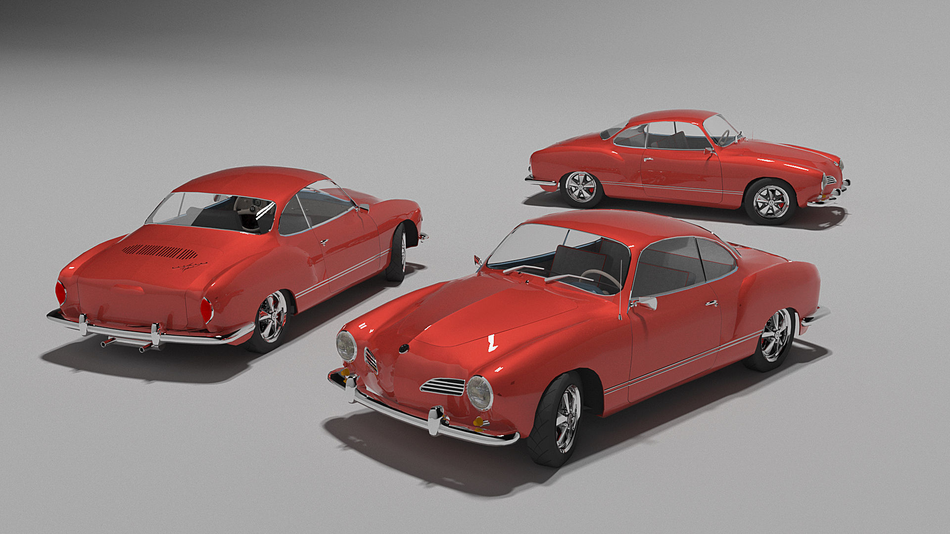 Volkswagen Karmann-Ghia Coupe  3D model_1
