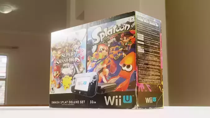 Wii U Smash Splat bundle box
